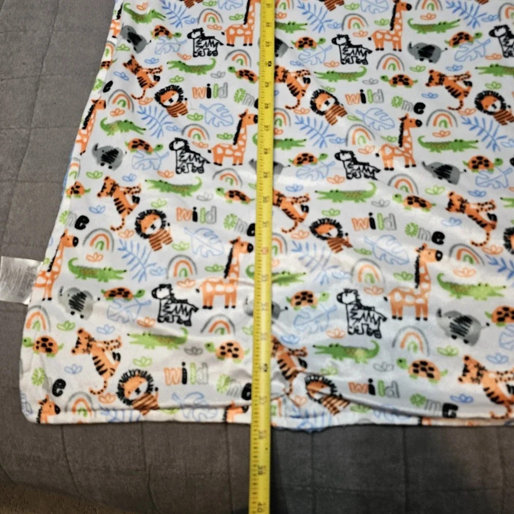 2021 Le Bebe Favorite Safari Lion Elephant Giraffe Security Blanket 30